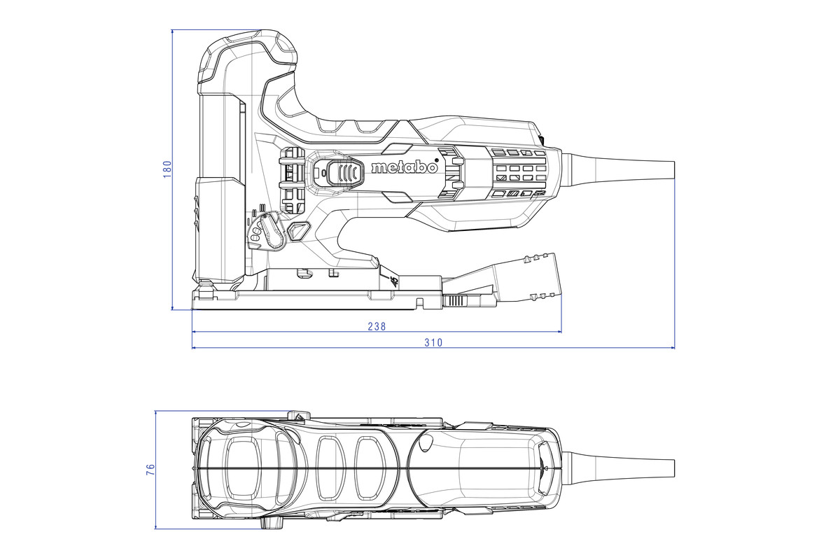 SEGHETTO ALTERNATIVO - 60110050 STE100QUICK METABO - immagine 2