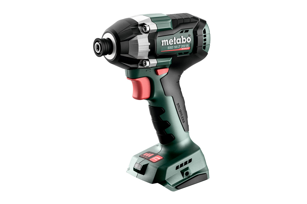 AVVITATORE A MASSA BATTENTE A BATTERIA SSD 18 LT 200 BL - 60239784 SSD18LT200BL METABO